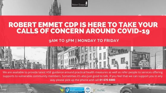 Robert Emmet CDP is here to take your calls of concern around COVID-19jpg