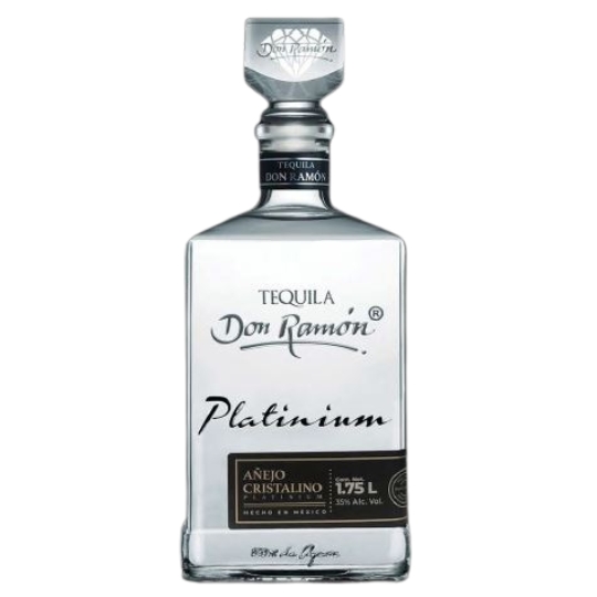 Tequila Don Ramón Añejo Cristalino platinium 1750 ml