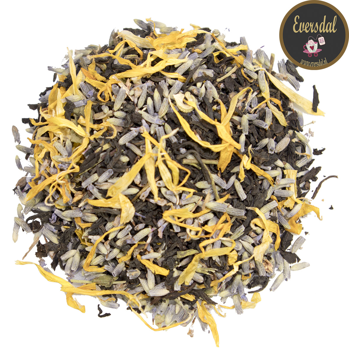 Sunny Lavender - zwarte thee met lavendel, limoen en vanille