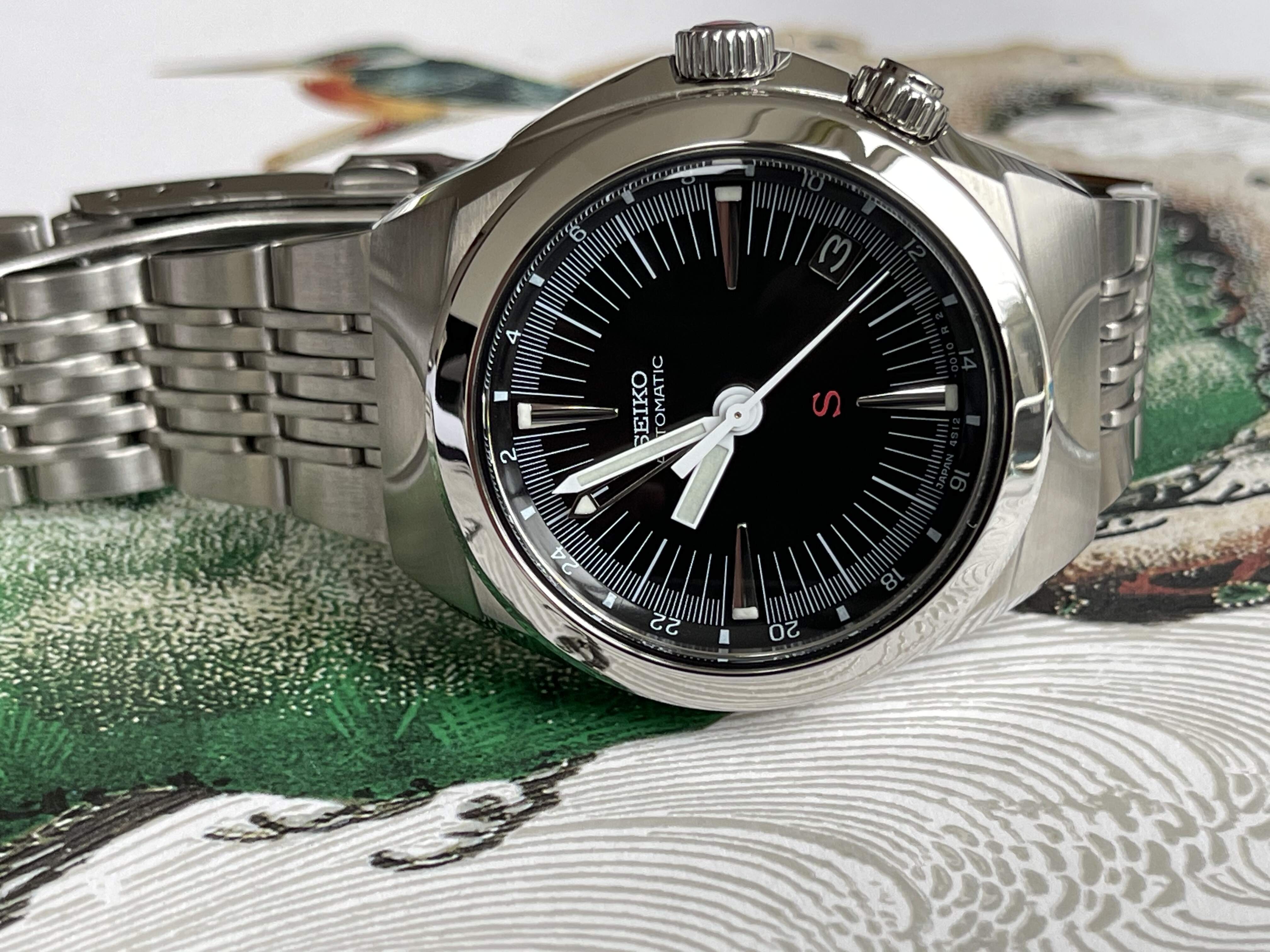 SEIKO SUS セイコー メカサス 赤サス GMT 自動巻き 腕時計 - 時計