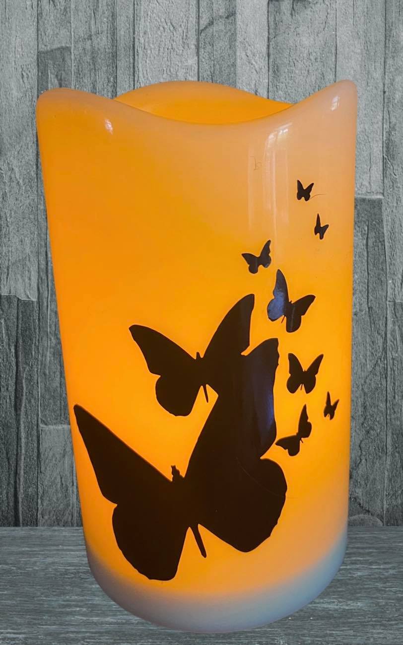 Butterflies LED Candle