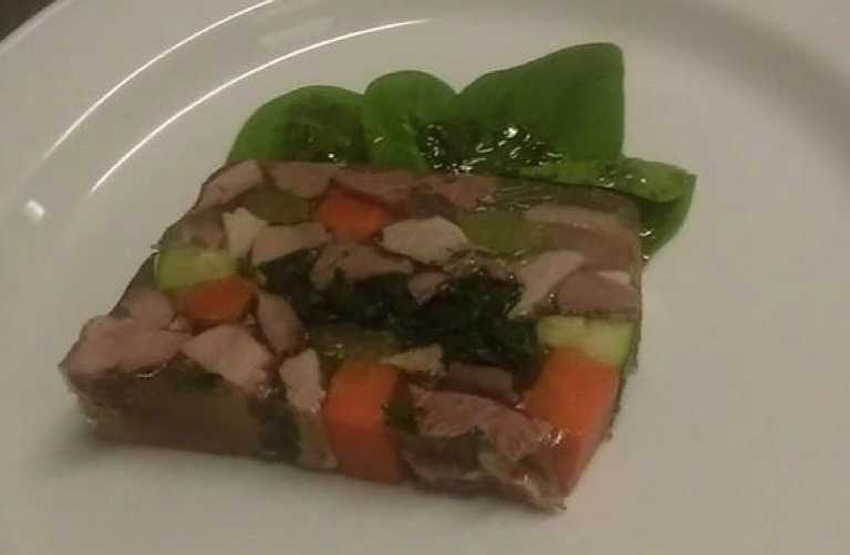 Home made terrine from one of the top restaurants in Scotland