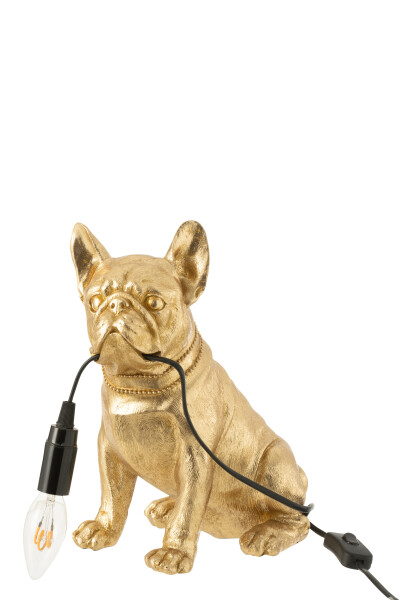 Lamp Bulldog Gold, AFGEPRIJSD VAN €69 VOOR €45,-