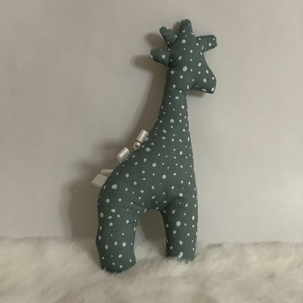 Knuffel Giraffe oudgroen