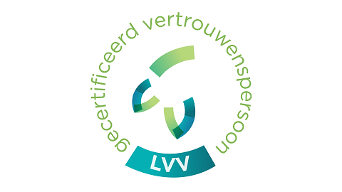 Logo LVV gecertificeerd vertrouwenspersoon kleinpng