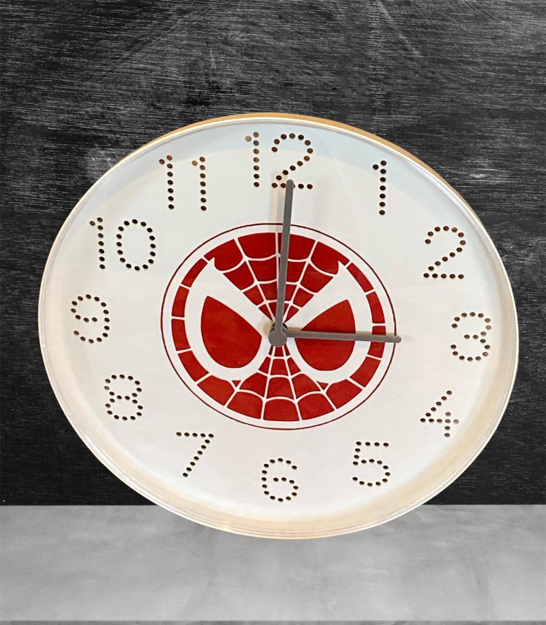 Spiderman Inspired Clock