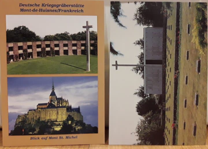 2 postkaarten deutsche kriegsgraber fursorge / Duitse kerkhoven Frankrijk