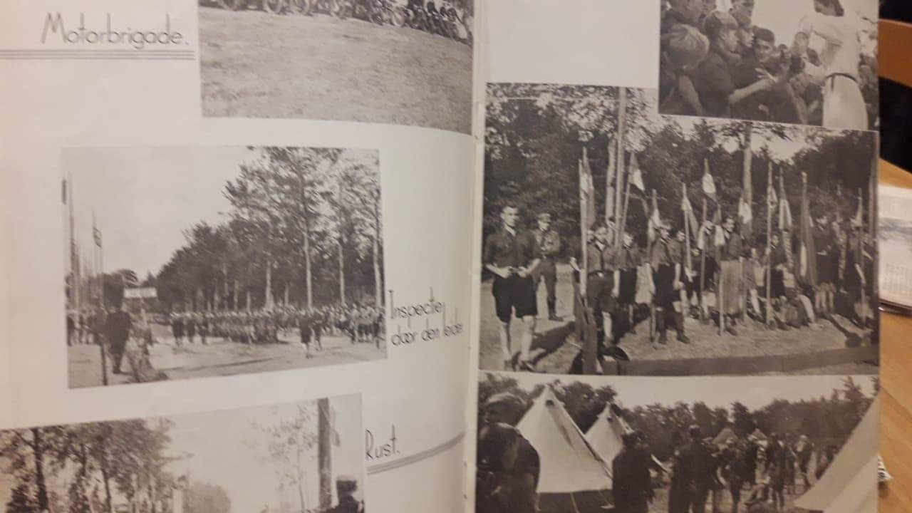 Zeldzame fotobrochure Joris van Severen - Verdinaso /Een leider verovert zijn volk  1935 - 36 blz