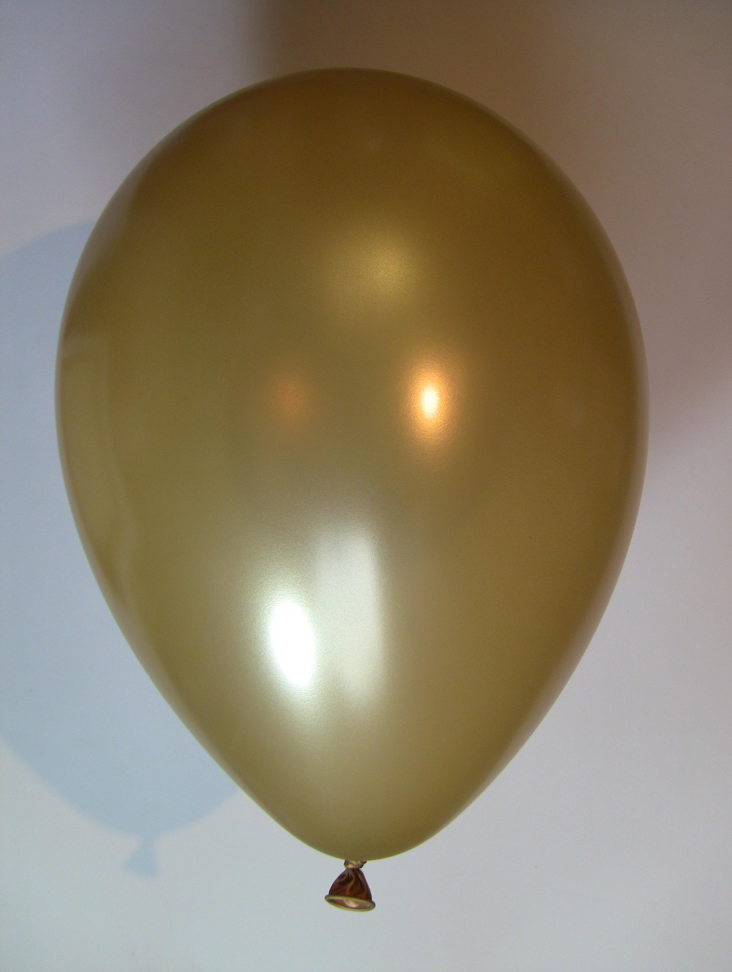 Ballonnen per stuk metallic  goud