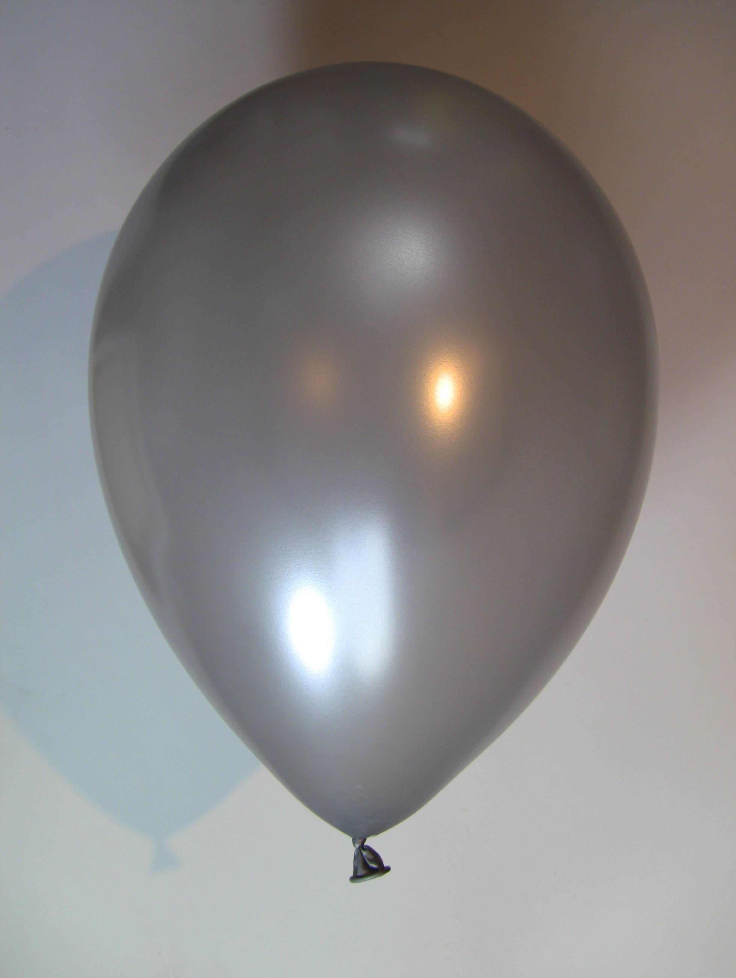 Latex ballonnen 100 stuks metallic zilver