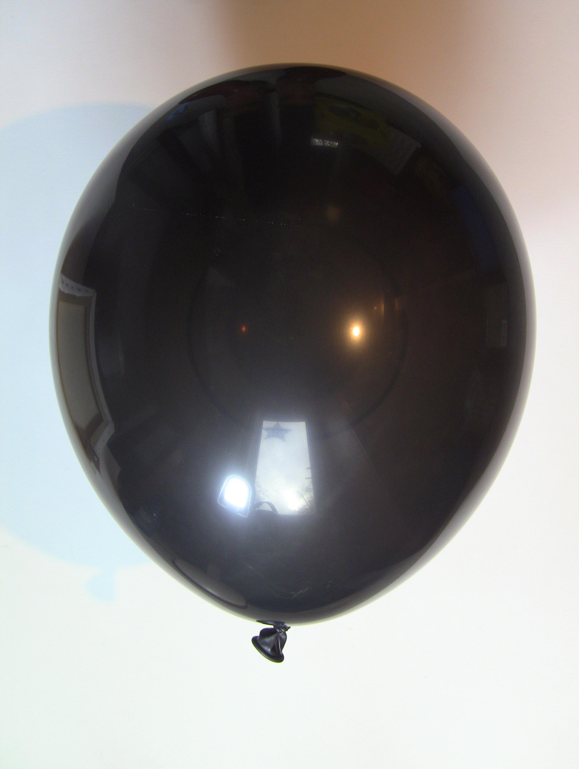 Latex ballonnen  zwart