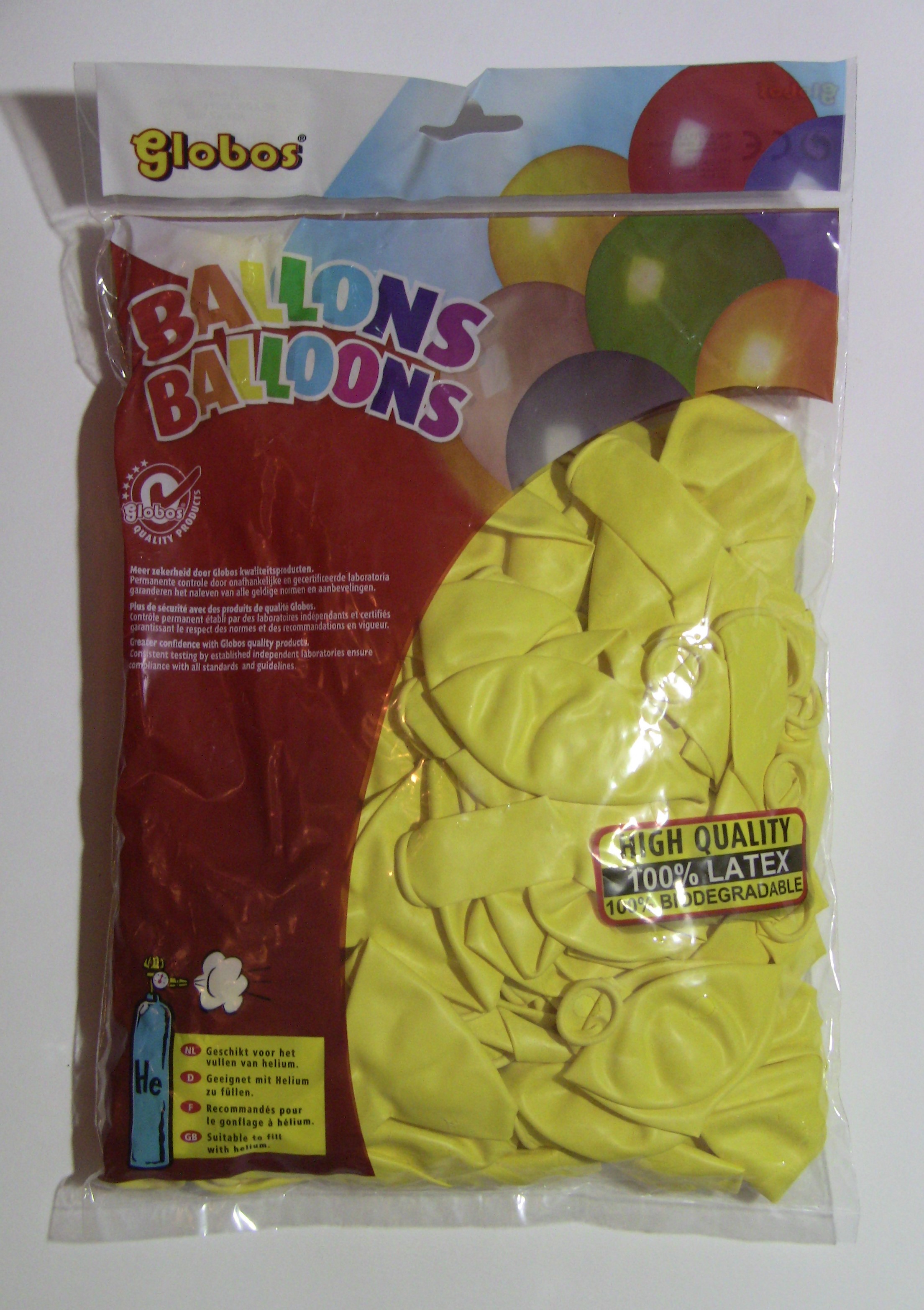 Latex ballonnen 100 stuks Geel