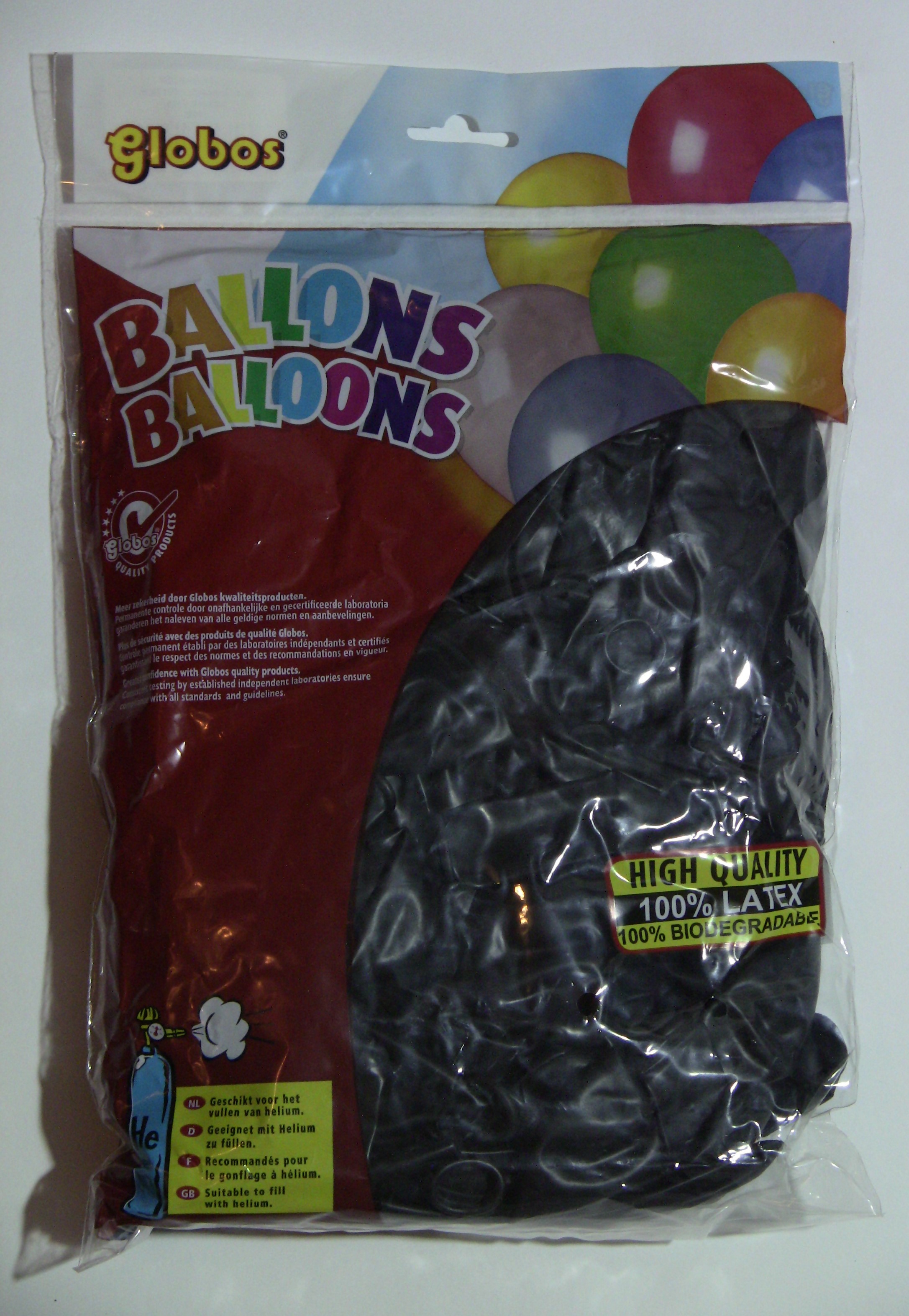 Latex ballonnen 100 stuks Zwart