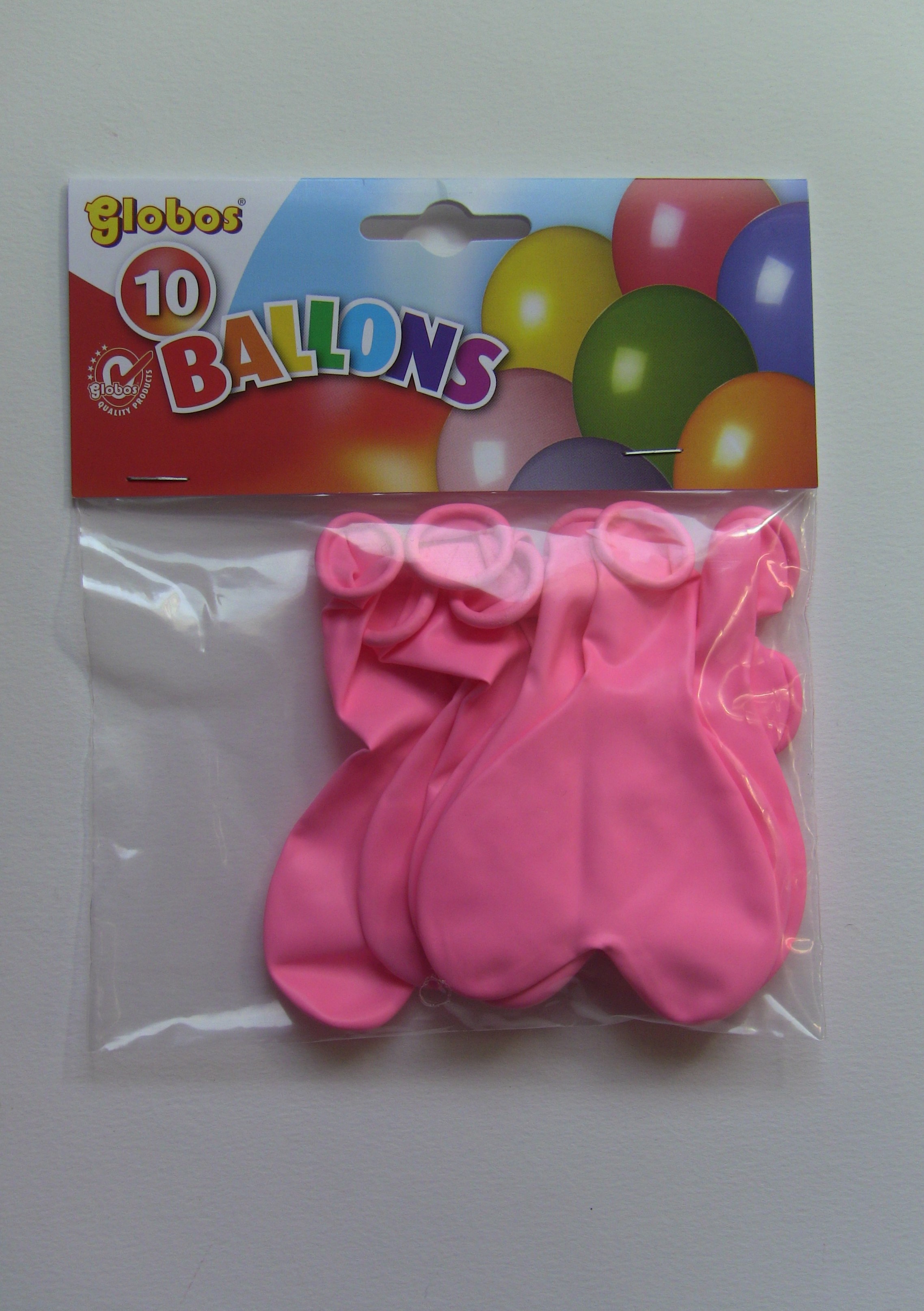 Hartjes ballonnen roze