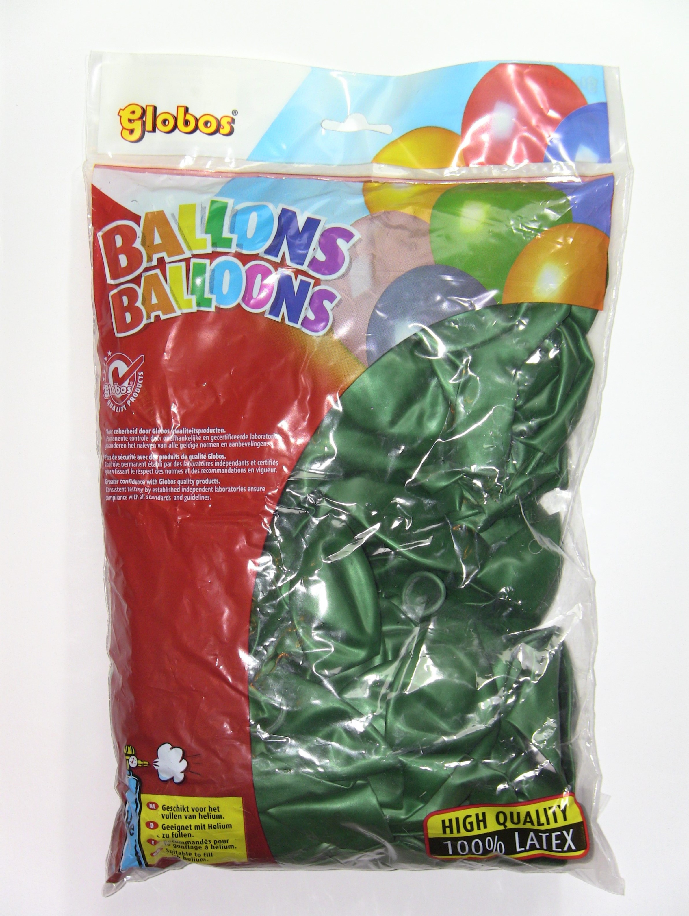 Latex ballonnen 100 stuks metallic groen