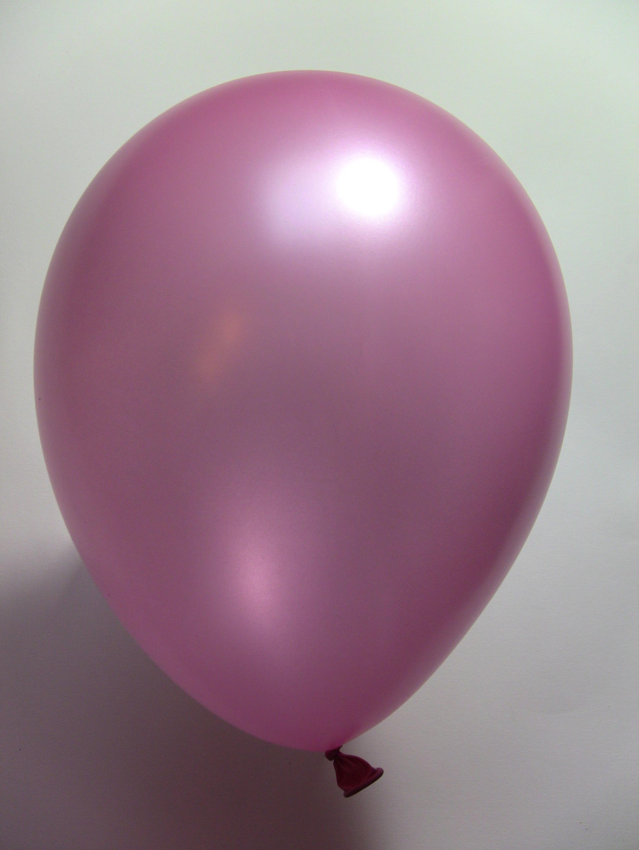 Ballon los per stuk parelmoer roze