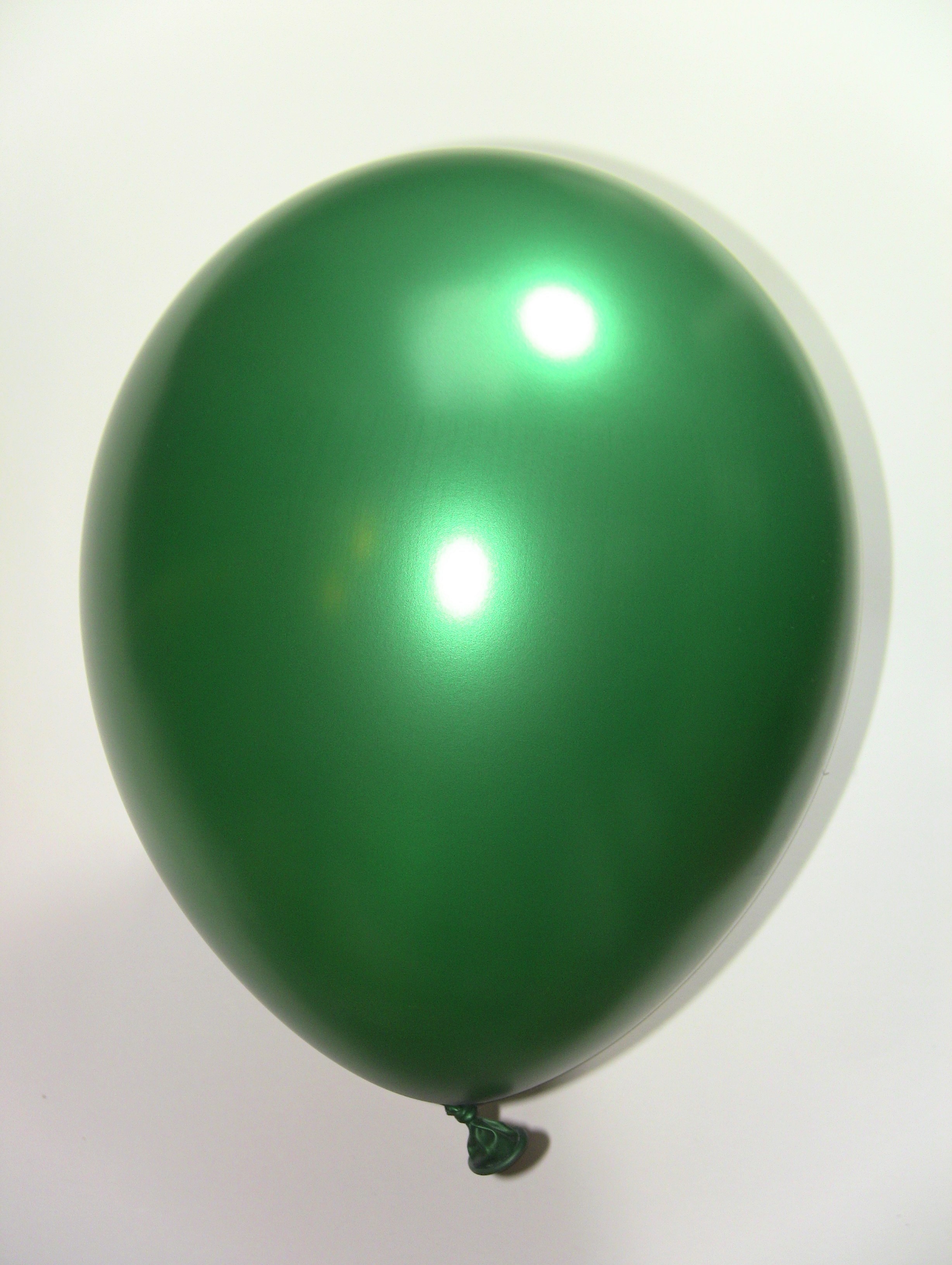 Latex Ballonnen metallic groen 30cm