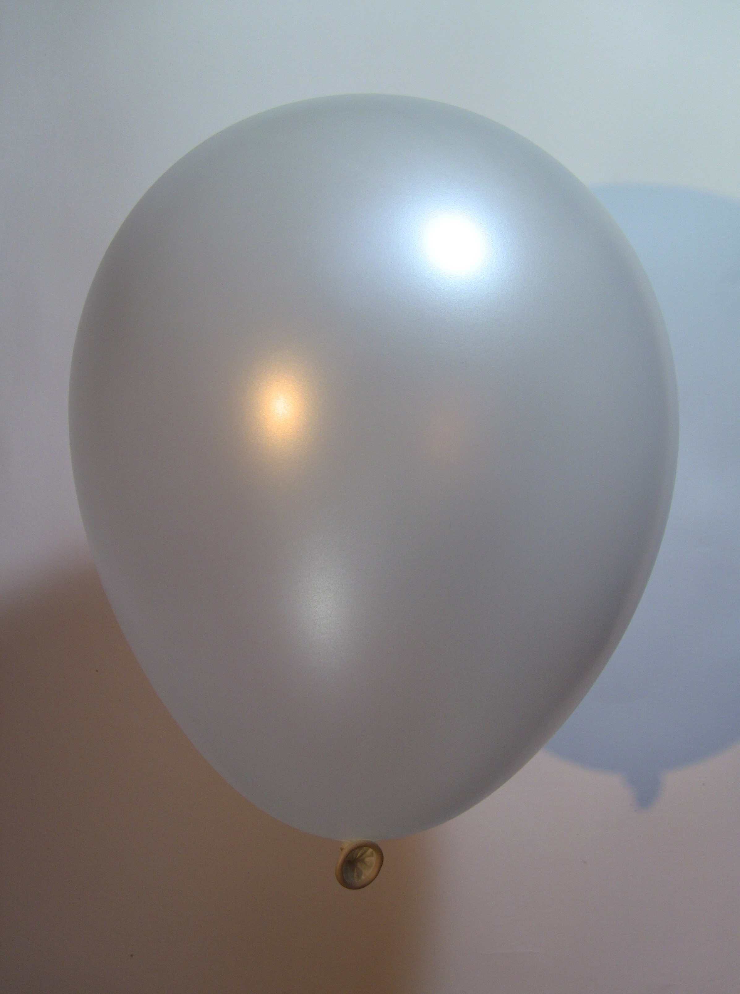 Ballon per stuk parelmoer wit