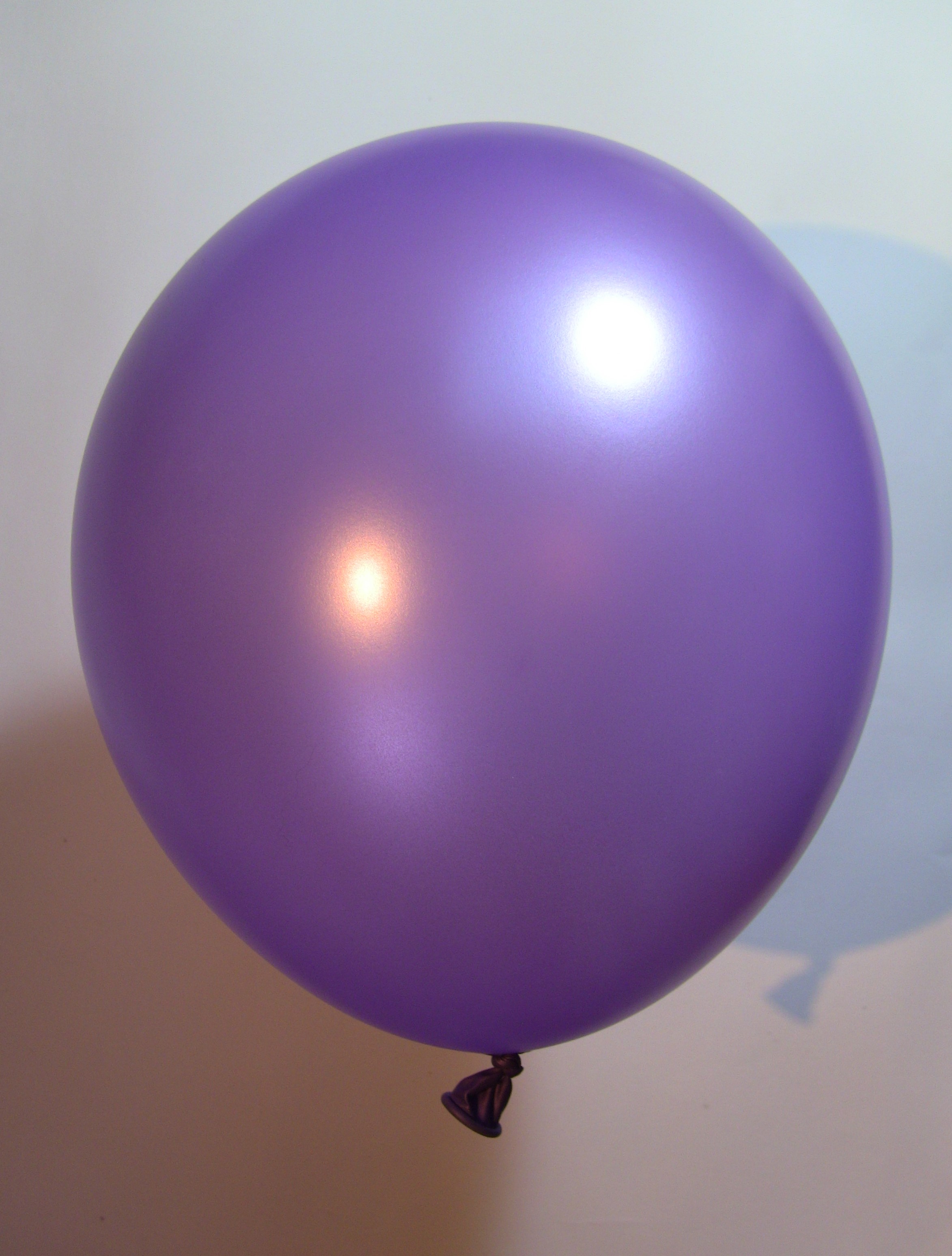 Ballon per stuk parelmoer violet
