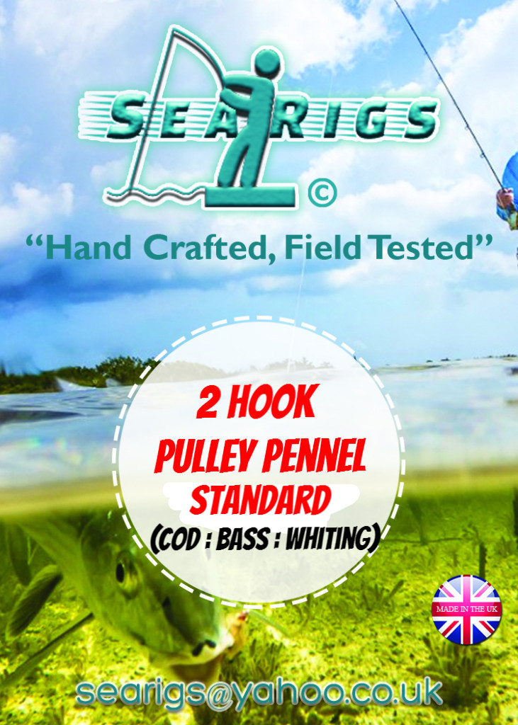 5 Packs of Pulley Pennel  Clip Down Rigs (Asso Line 50lb / 25lb) 3/0 + 3/0 No 1# Top Seller