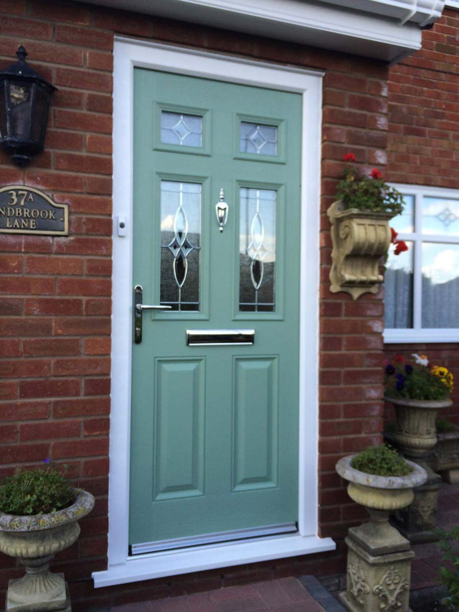 SafeStyle UK - Stratford Door | Green front doors, Composite front door ...