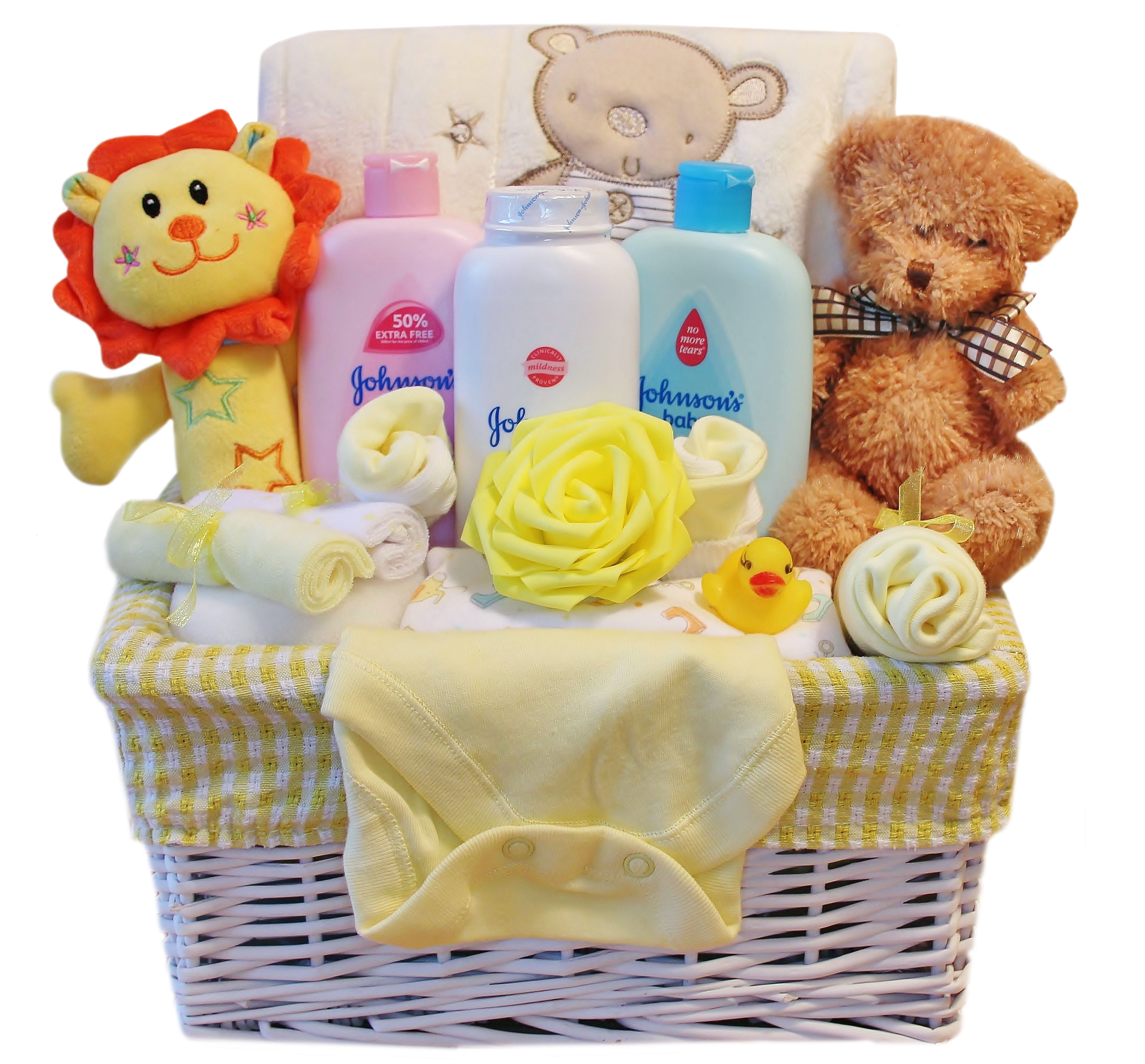 Luxury Baby Gift Basket for a Boy or Girl