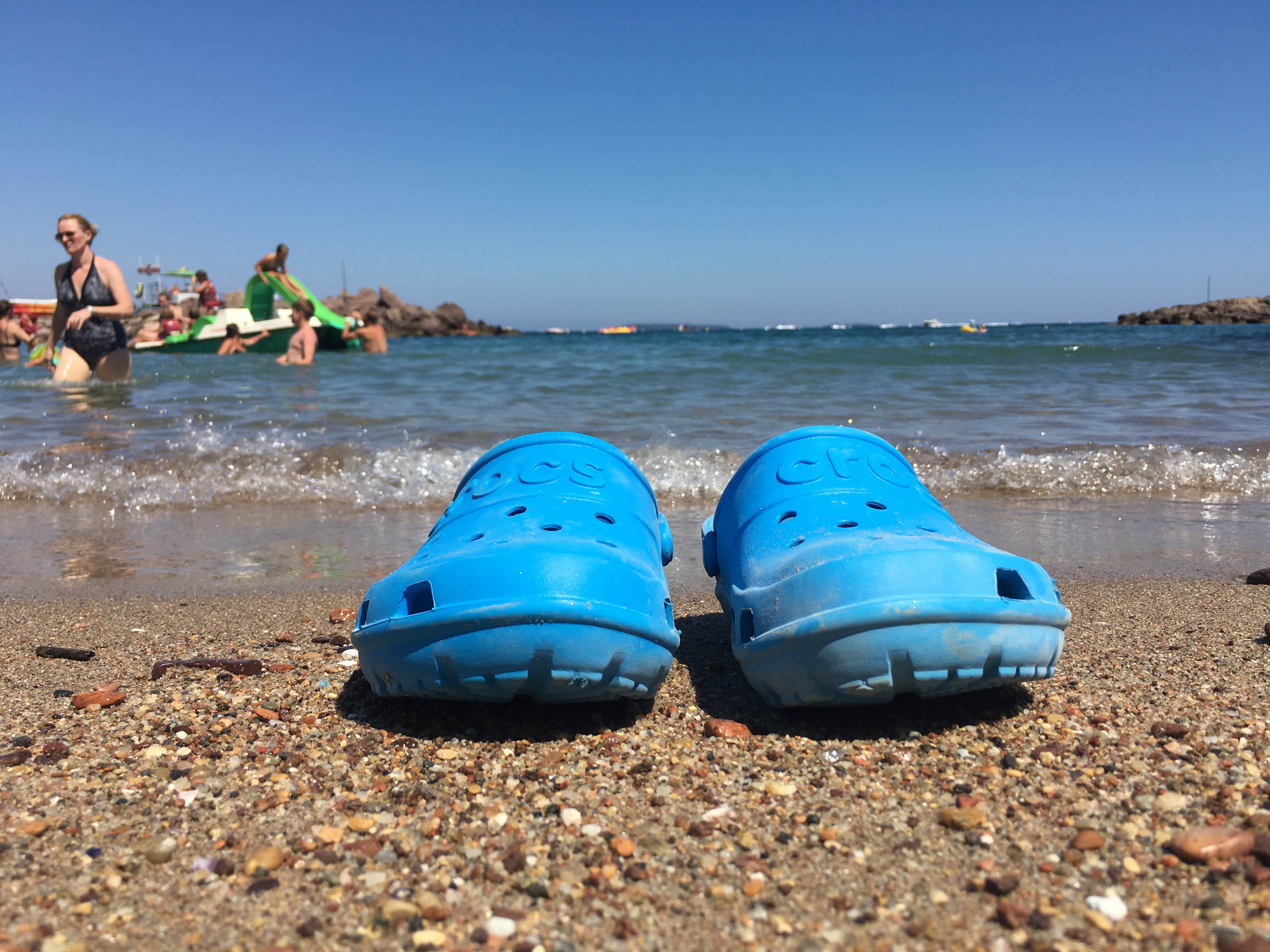 The Foot Diaries  no 8. Finding my Feet... And a Pair Of Blue Crocs. August  2016