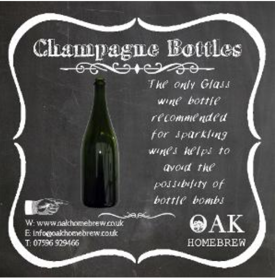 Champagne Bottles x6