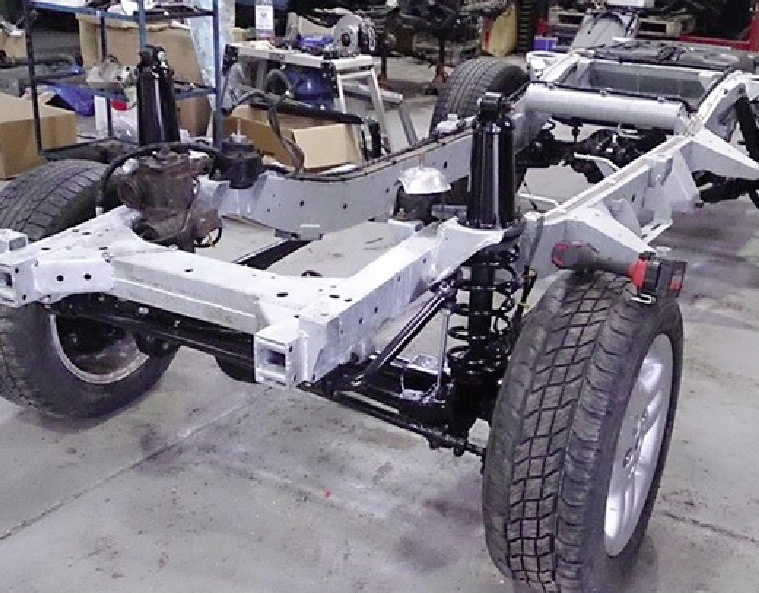 Land Rover chassis work by Gibsons Auto Services