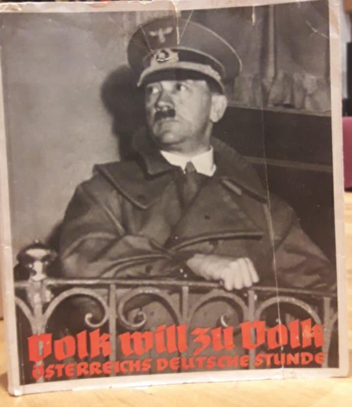 fotoboek VOLK WILL ZU VOLK , Ostereichs Deutsche Stunde / 1938 - moeilijk te vinden