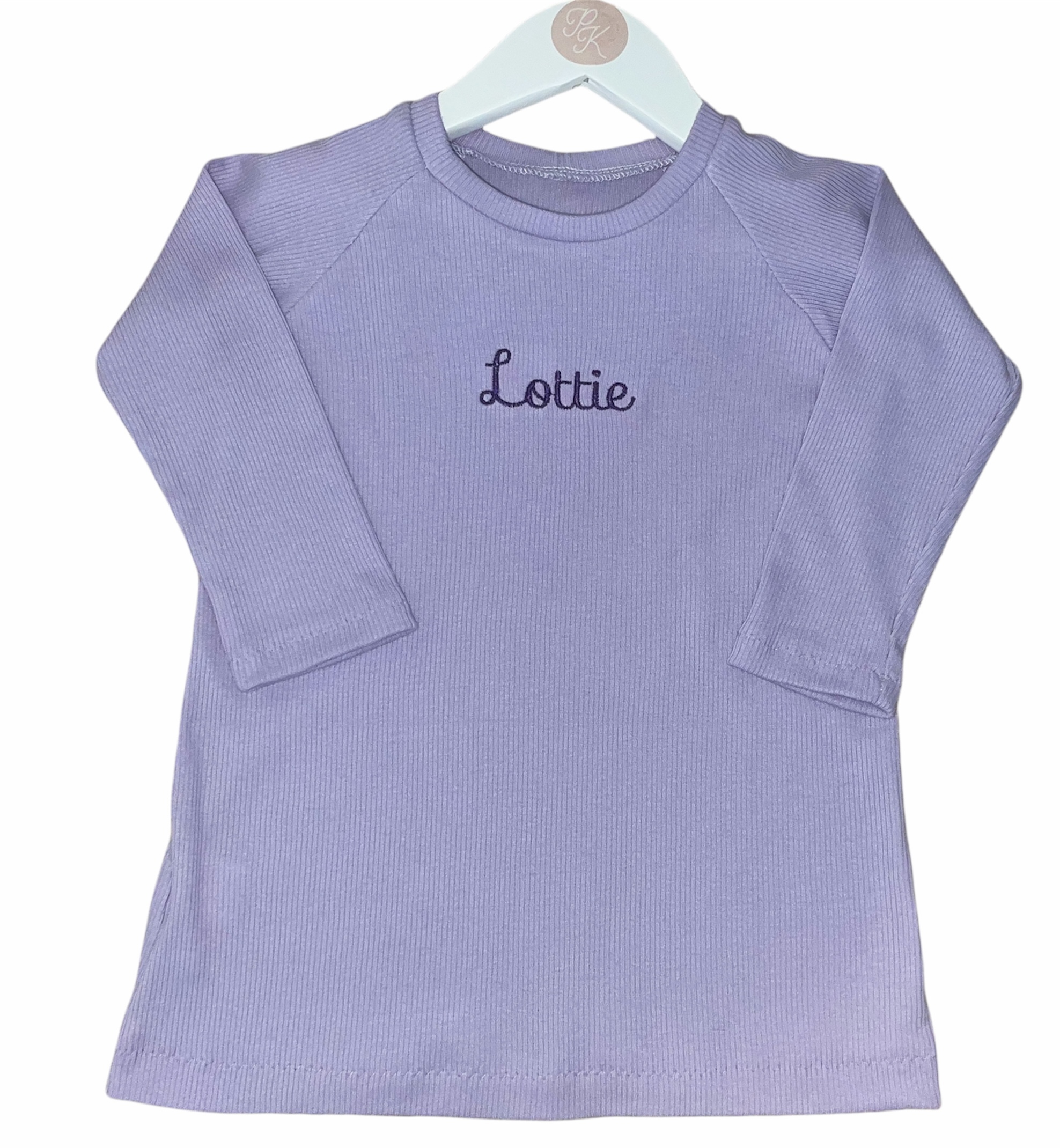 Lilac Raglan T-Shirt Dress