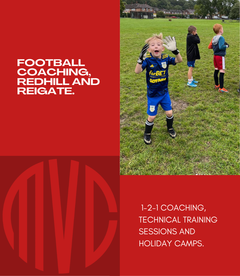 Football coaching Redhill & Reigate - MV Coaching