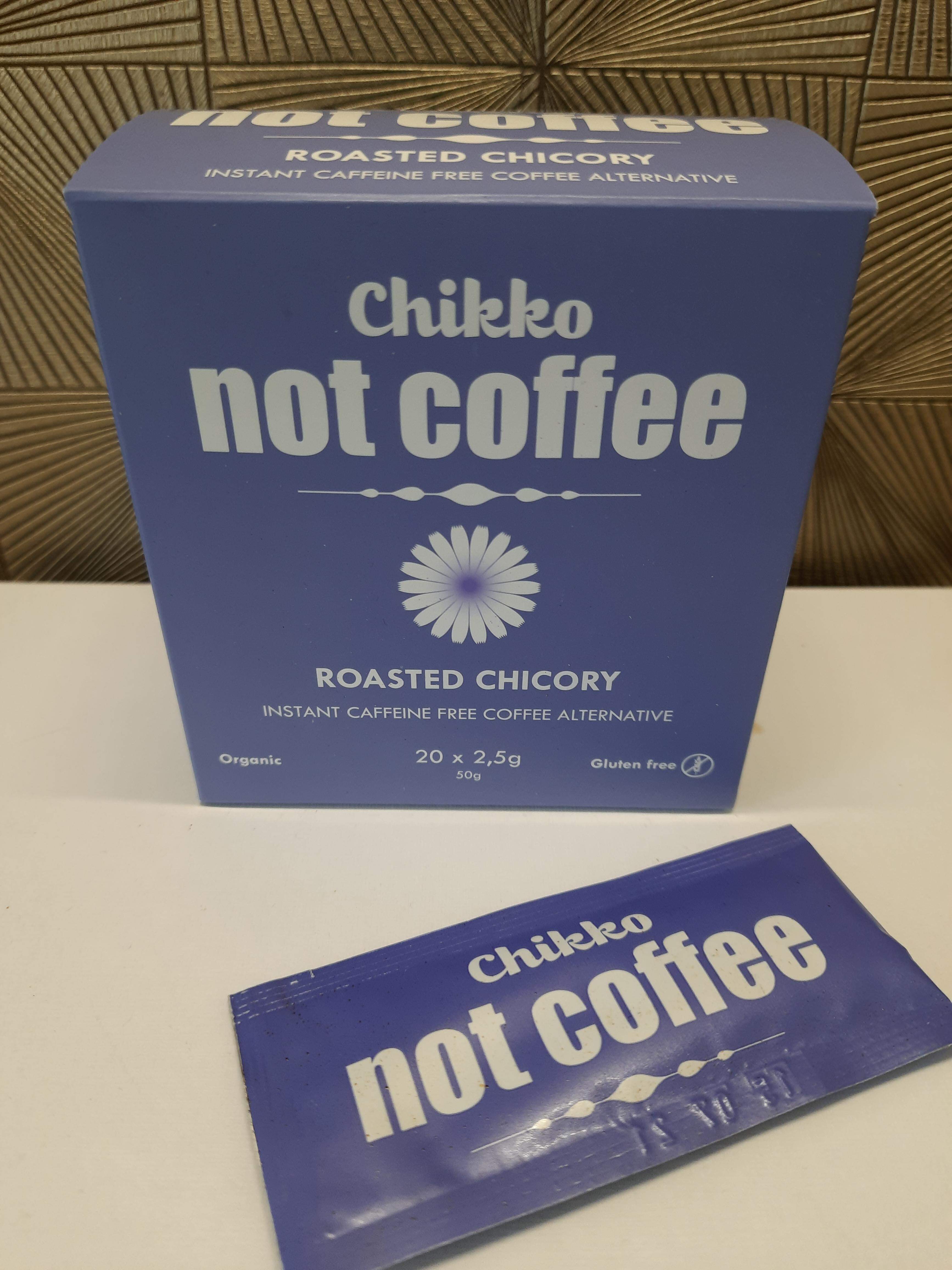 Chikko not Coffee chicorei koffie sachets 20x2,5 gram