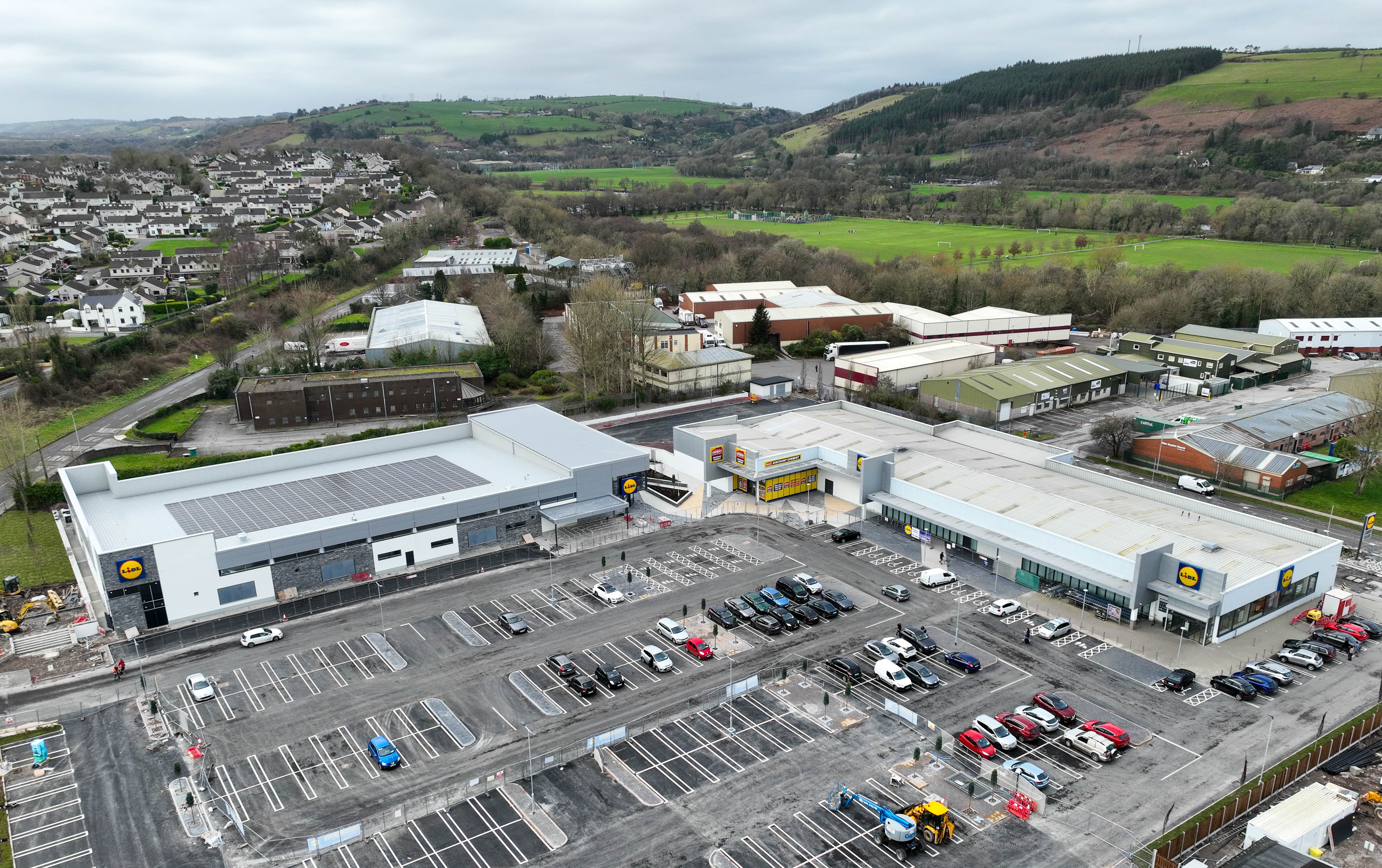 Lidl Expansion at the Westside Retail Park Ballincollig with the Chemist Warehouse Ireland and JYSK Ireland
