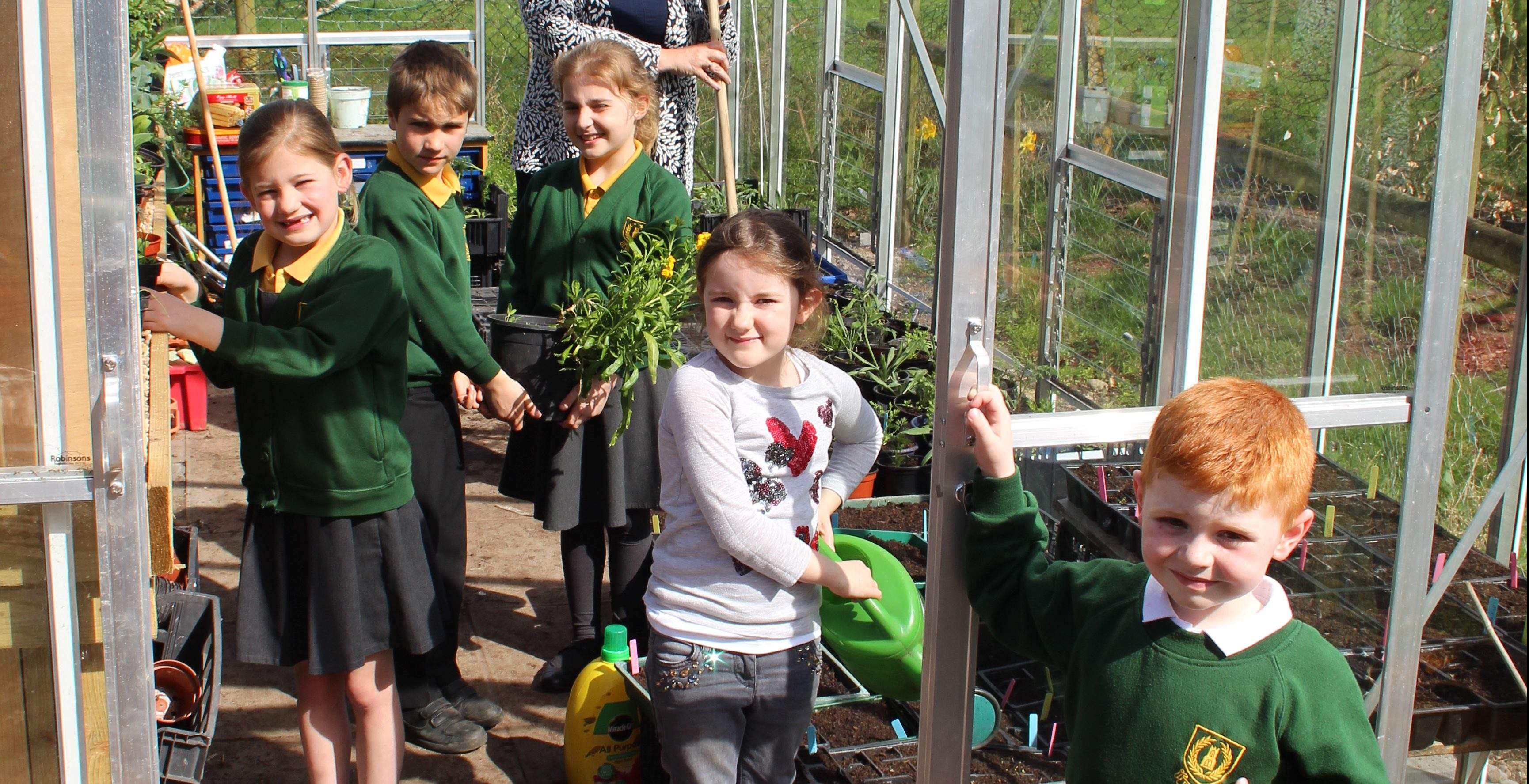 Greenhouse Delight for Green Fingered Pupils
