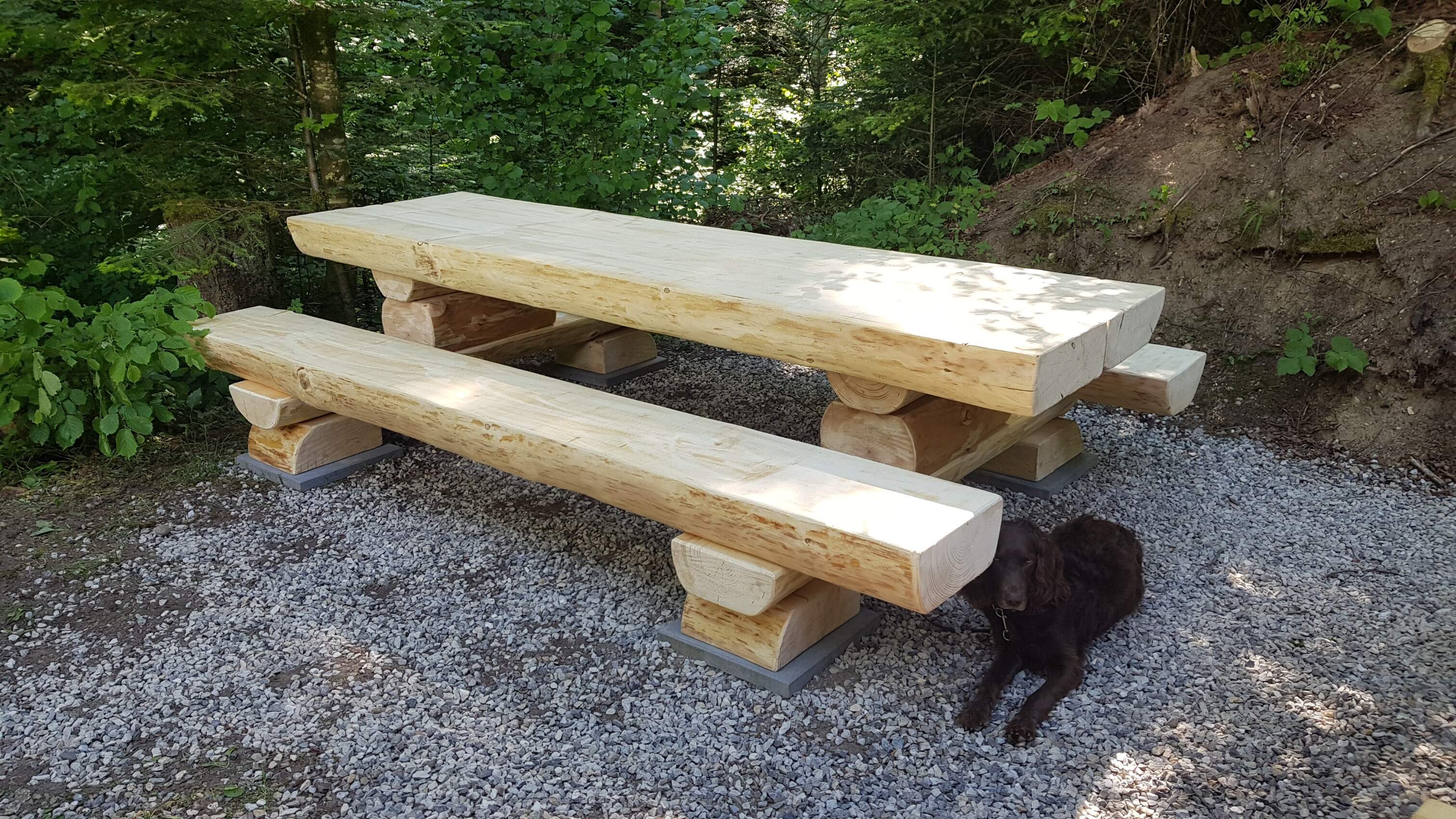 Holztisch, Holzbank, Schweizer Holz, Holz
