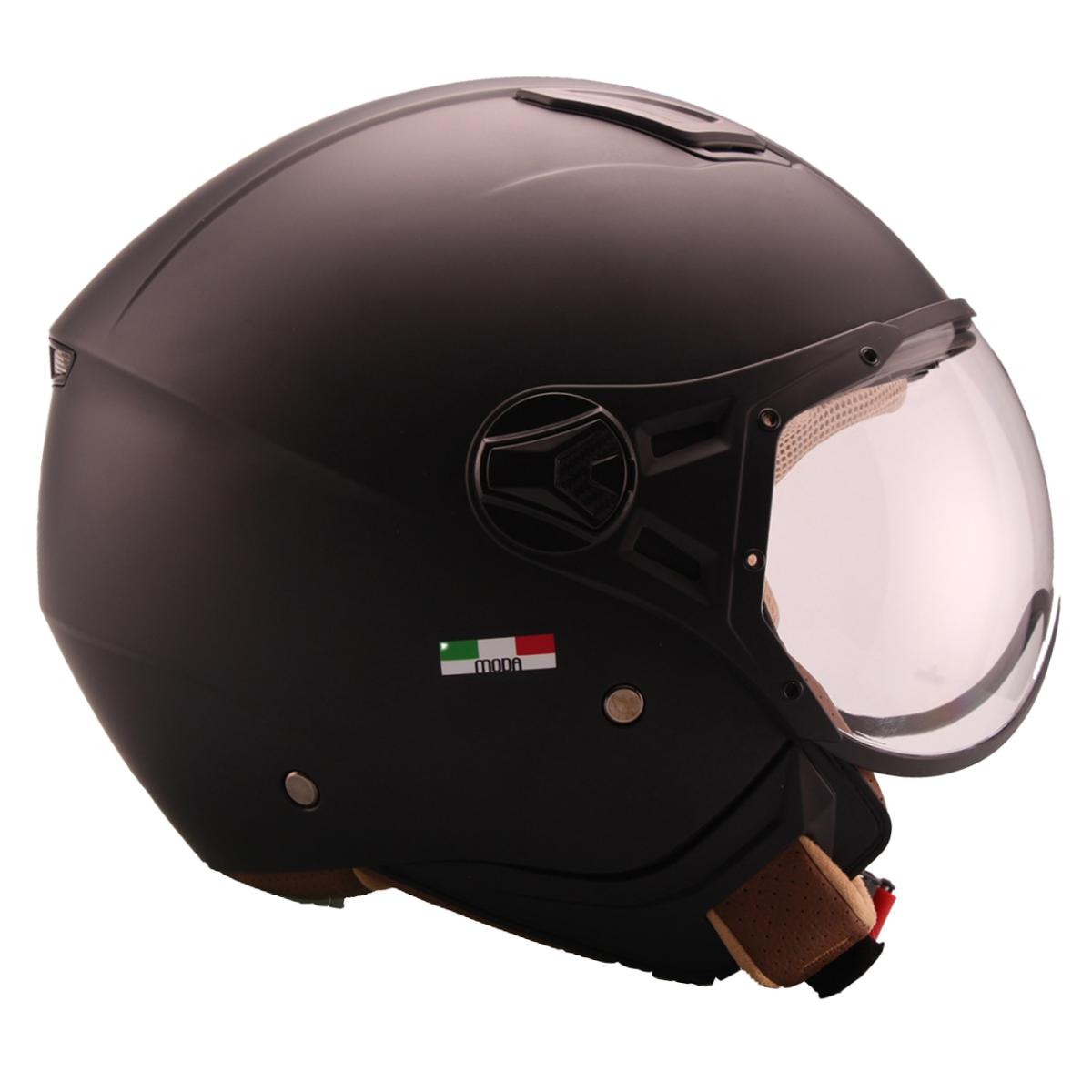 HELMET VITO JET MODA MATT BLACK