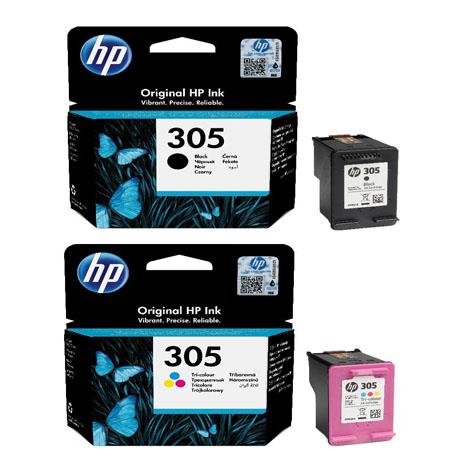 HP 305 colour/black ink cartridge (original HP)
