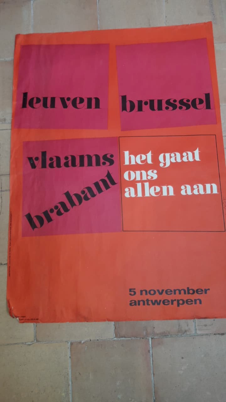 Affiche Leuven Vlaams!