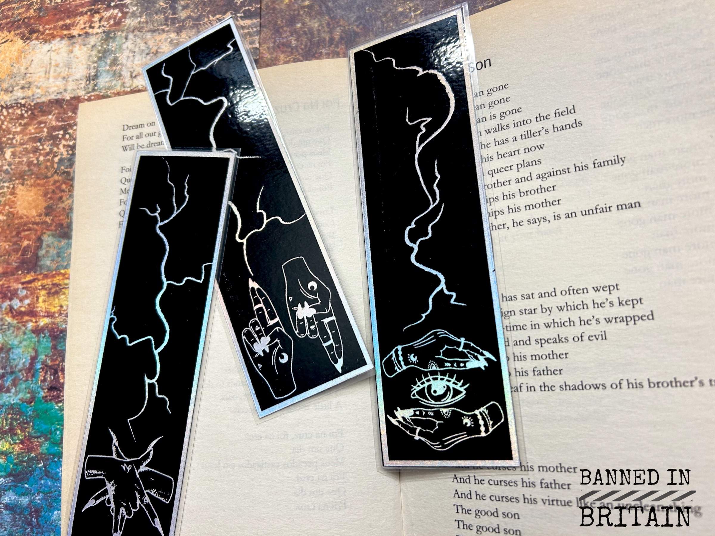 Occult Foiled Bookmarks