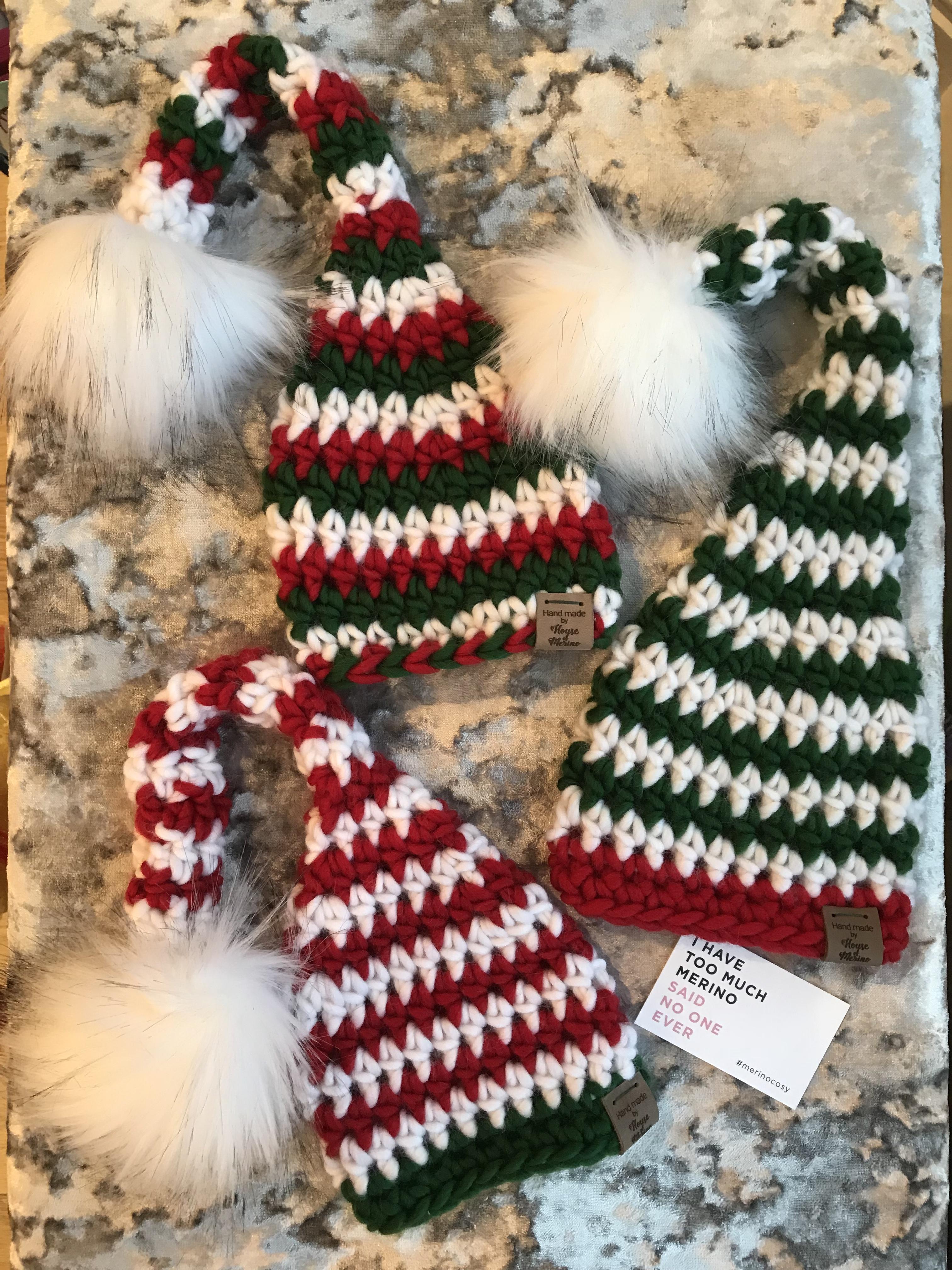 Merino hats - Christmas Elf
