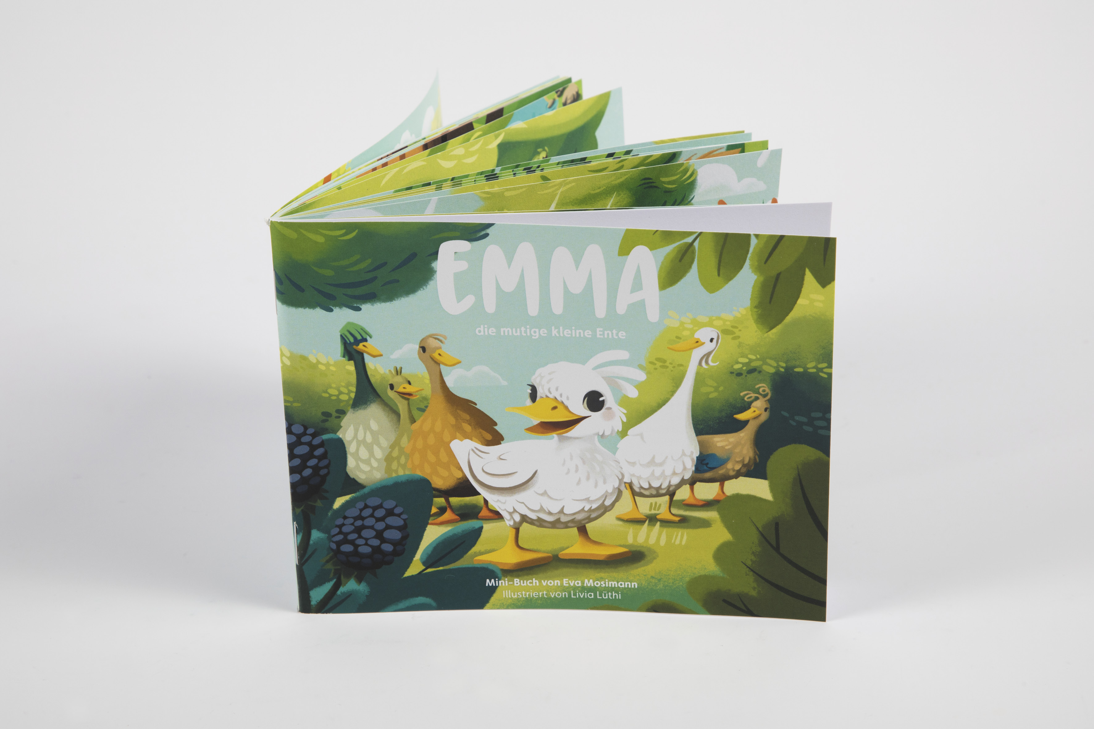 Mini Buch «Emma, die mutige kleine Ente»