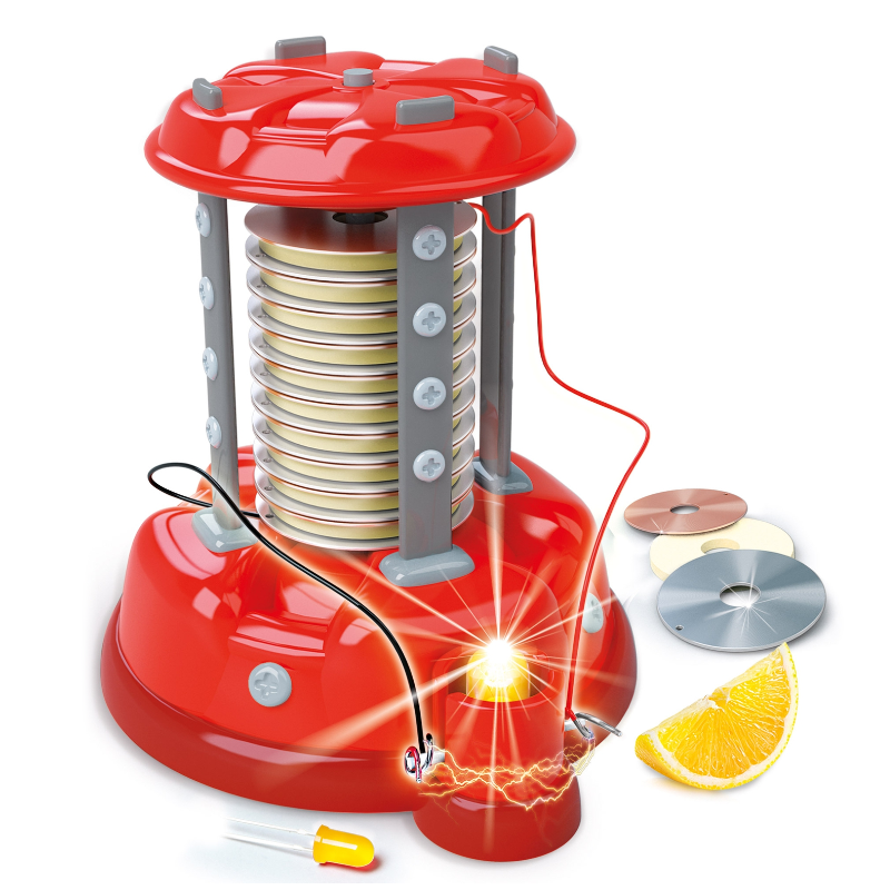 Voltaic Pile - Clementoni - Batterij van Volt en Elektriciteit - Spel & Wetenschap