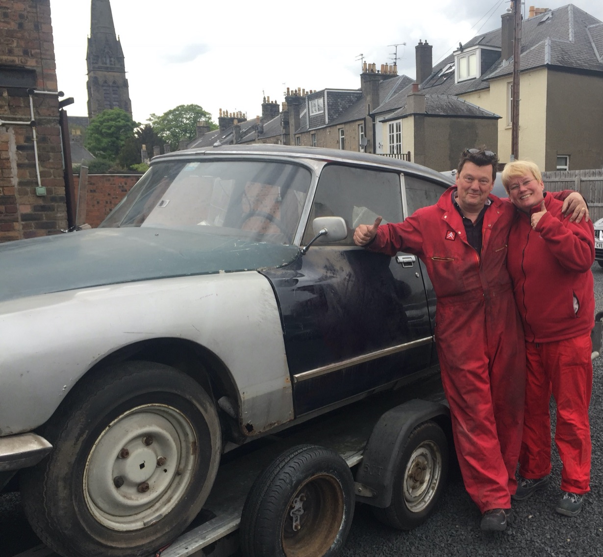 citroen ds23 citroen ds21 vintage car restoration workshop