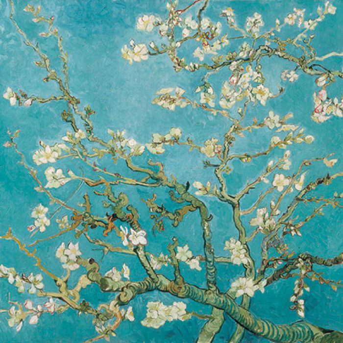 Ambiente, 20 servetten, "De Amandelbloesem", geschilderd door Vincent van Gogh