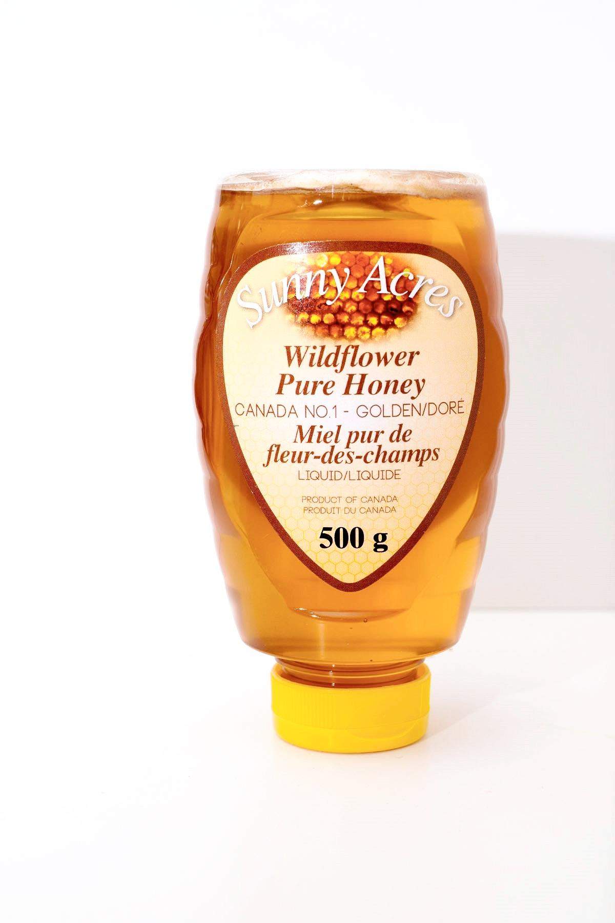 Delicious Wildflower Liquid Honey - Upside Down Squeeze