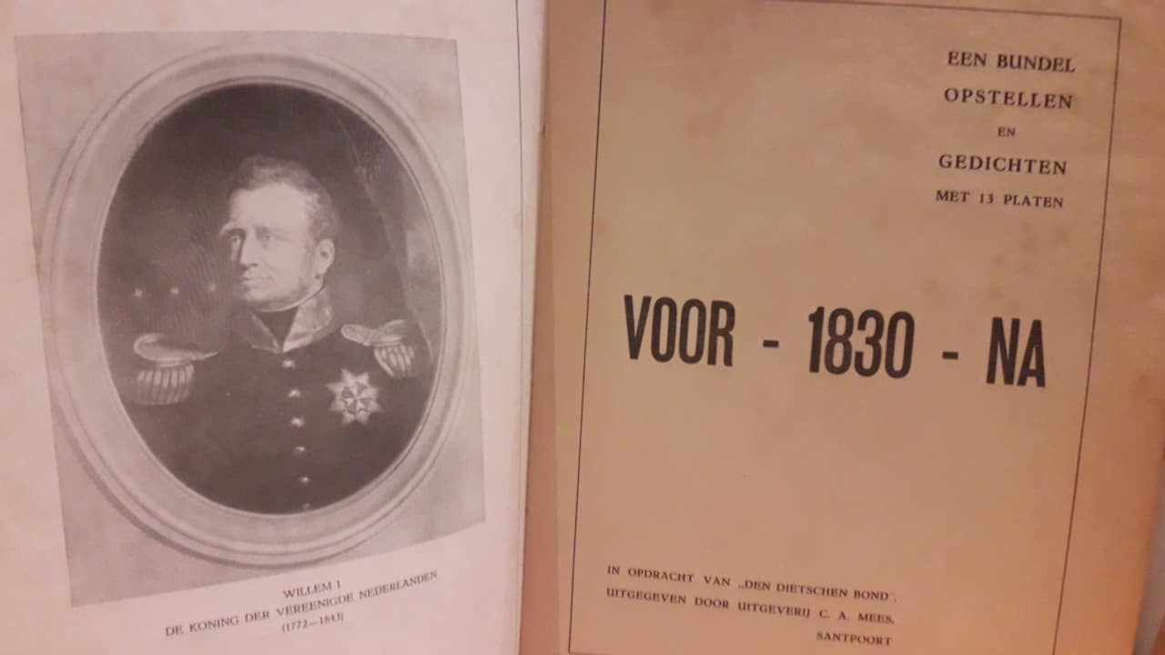 Een bundel opstellen en gedichten voor en na 1830 / uitgave Dietschen bond 1932 - 144 blz
