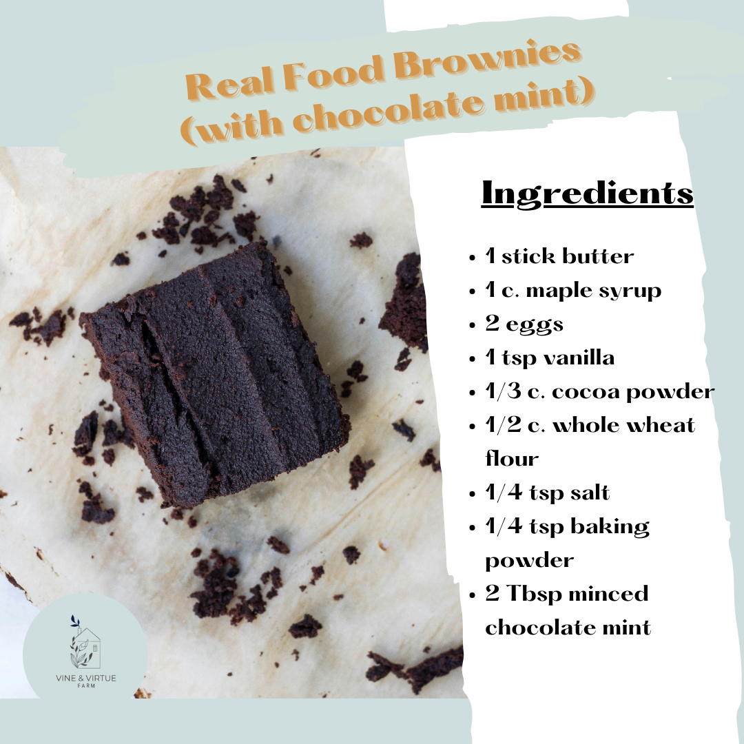 Real Food Mint Browniespng