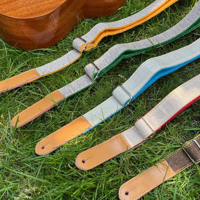 Draagband ukulele - bird strap (rood)
