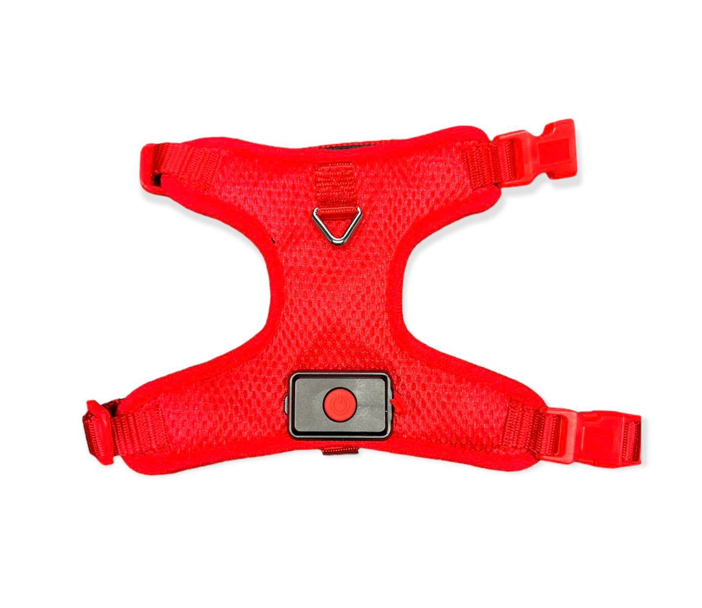 LED Dog Harness - Small (Red)